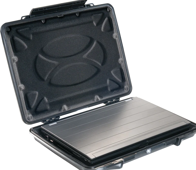 What are hard shell laptop cases made of