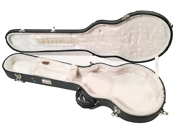 Gibson USA Les Paul Hardshell Guitar Case White Plush Interior Combination Lock