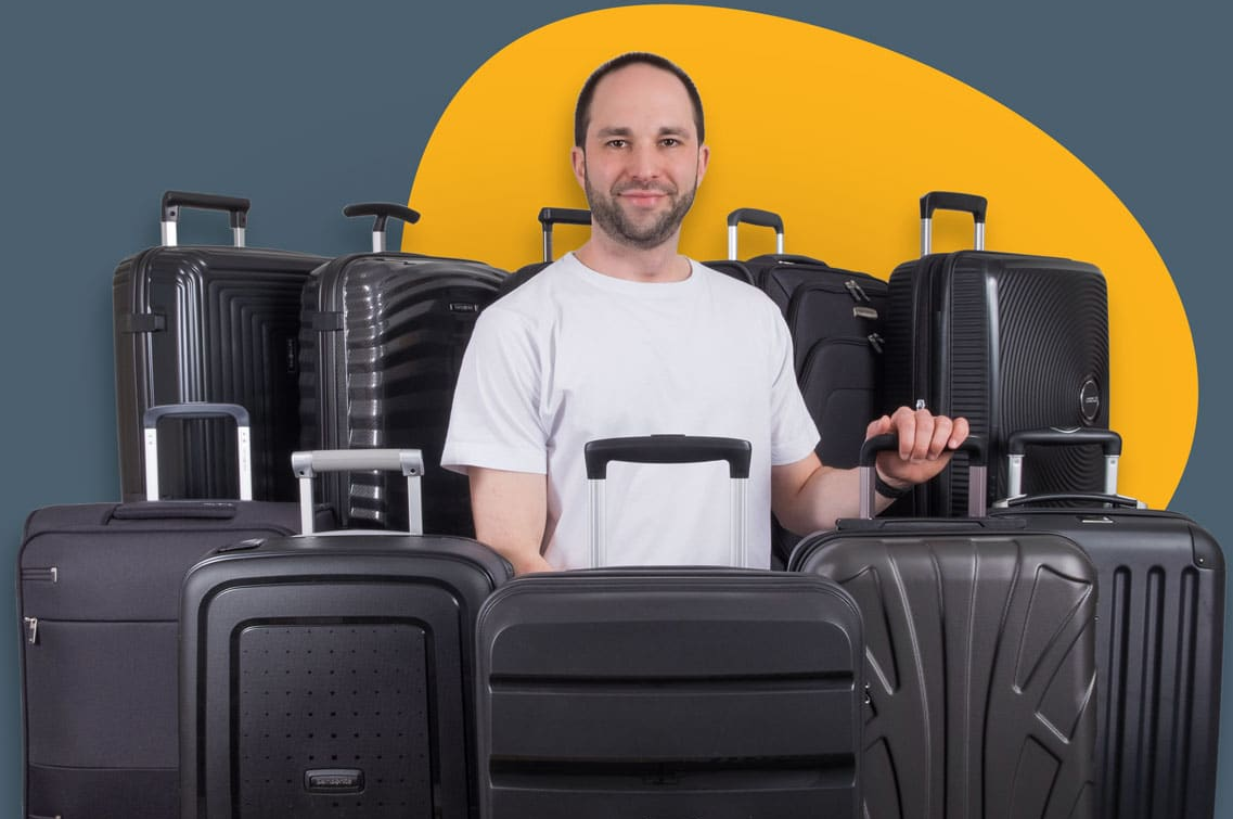 What is the disadvantage of hard-shell suitcase