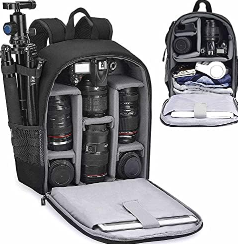 Camera Backpack Bag Professional for SLR DSLR Mirrorless Camera Waterproof Camera Case