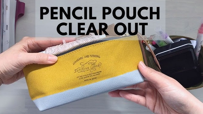 Pencil Pouch Clean Out